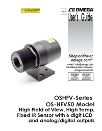 Thumbnail of document Manual - OS-HFV50 High Field of View IR Sensor High Temperature 6 digit LCD